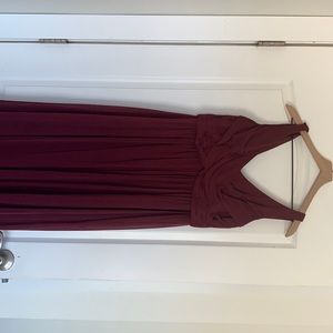 David’s wine color size 12 dress